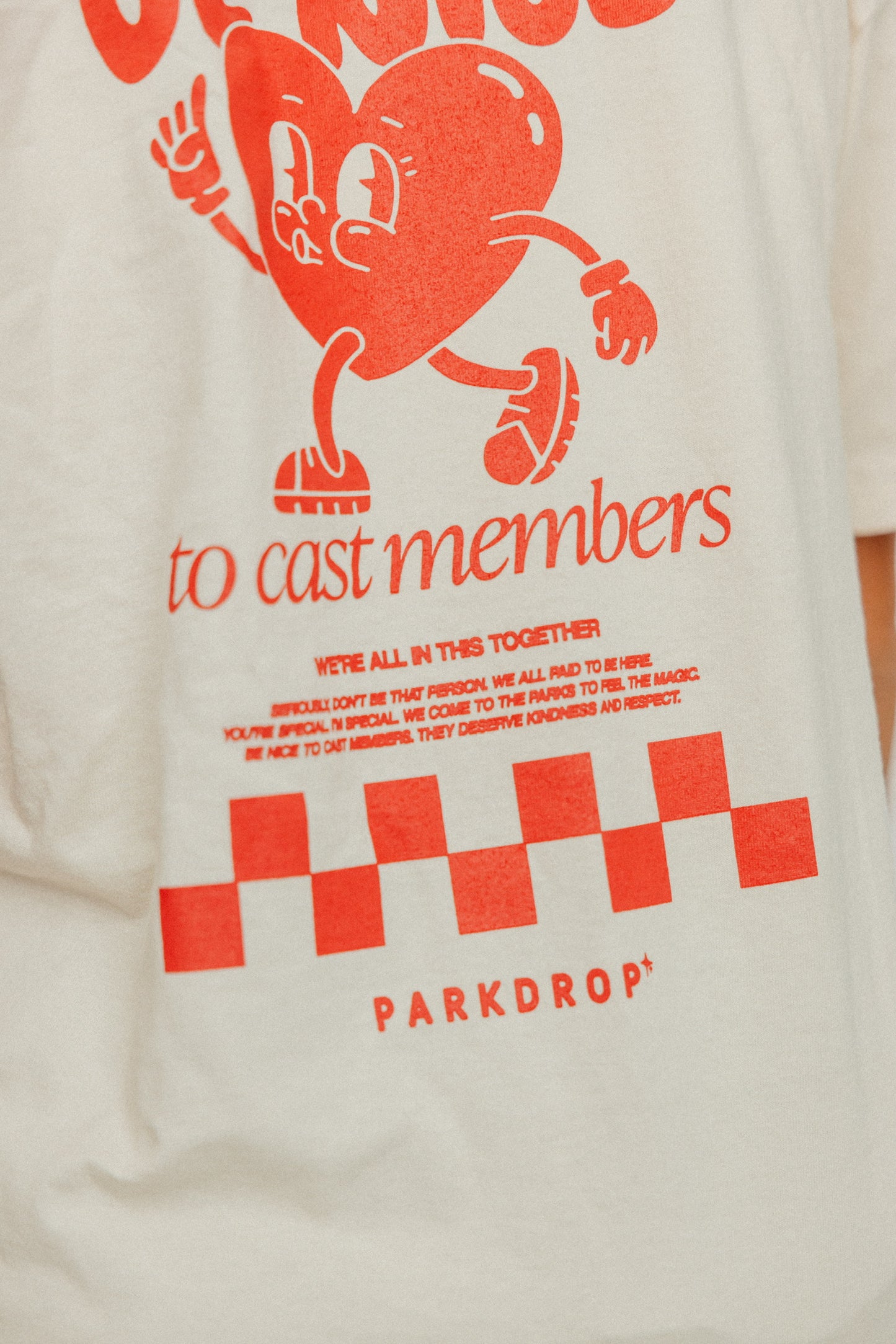 Be Nice to Cast Members Tee