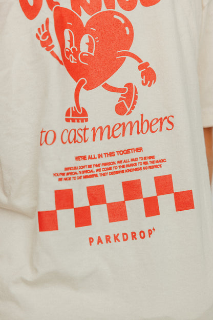 Be Nice to Cast Members Tee